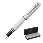 Platinum PNS-5000 3-3 Fountain Pen, Procion #3, Porcelain White, Medium Point