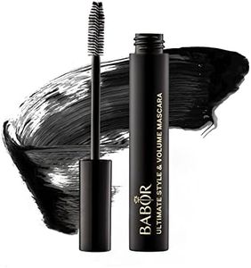 BABOR MAKE UP Ultimate Style & Volume Mascara Black, Gives Volume & Density, with Nourishing Collagen & Hyaluronic Acid for Eyelashes, 8 ml