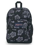 JanSport 5 Compartments Cool Student Backpack, Luau Life, One Size, Cool 15-Inch Laptop Backpack, Black, 34 Litres