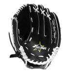 Baseball Glove, Softball Mitt, Baseball Mitt,9.5''-12.5'' for T-Ball Youth Adult Training and Beginner Play, Softball Glove Left Hand Glove, Right Hand Throw (Black B, 10.5"| Ages 6-10)