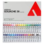 HOLBEIN Acryla Des Set Mixng Clrs-20ml (Acryla Gouache 5-Color 20ml Mixing Co (36 color set)