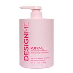 DESIGNME PUFF.ME Volumizing Shampoo | Sulfate and Paraben Free Hydrating Volume Shampoo | Colour-safe Shampoo for Instant Volume, 1L