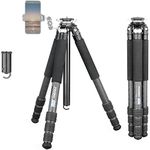 Carbon Fiber Tripod-INNOREL GT324C Professional Compact Portable Tripod for Digital DSLR Camera Heavy Duty Camera Stand Support with Special-Shaped Center Column 1.25in/32mm Tube Max load 55lbs/25kg