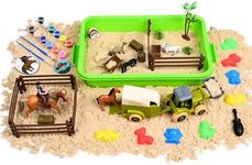 Sensory Bin - Horse Stable Playset 