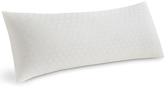 Leeden Full Body Pillow for Adults, Soft and Fluffy Long Pillow Insert, Breathable Pillow for Side Sleepers and Bed Support，20x54 Ivory White