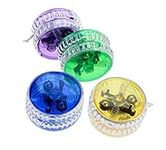 KIKEEP LED Light Up Yo Yo Yoyo for Kids 4 Piece Beginner Yoyo for Kids Responsive Ball Bear Random Coloring Yoy