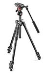 Manfrotto MK290LTA3-V, Kit 290 Light with Video Fluid Head, Aluminium, for DSLR, Compact System Camera, Mirrorless, Video, Videography, Black