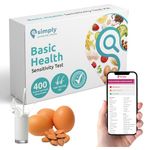 Basic Health Sensitivity Test by Simply Sensitivity Checks | Hair Strand Food Intolerance Test Kit| Food & Drink Sensitivities/Intolerance Testing Kit for Adults (400+ Items Tested)…