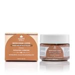 Nature Spell Brown Sugar & Coffee Face Scrub Exfoliator 100ml, Exfoliates Dead Skin Cells, Reduces Inflammation For Softer & Smoother Skin, Made In The UK