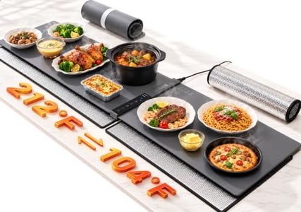 Warming Mat for Food 61"×15" Extra-Large| Independent Temperature Control