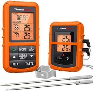 ThermoPro TP20 Thermomètre de Cuisson Numérique à Distance avec Sondes Double Minuterie et Température Préréglée pour Les Aliments Viande Four Fumoir BBQ
