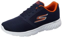 Skechers Mens Go Run 400 NVY/ORNG Running Shoe - 7 UK (8 US) (894170ID-NVOR)