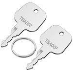 Key for TSA Luggage Locks 2PCS, Ancable TSA007 Master Luggage Keys Compatible with TSA 007 Master Locks Universal Approved Luggage Suitcase Password Locks