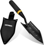Kemaier Heavy - Duty Trowel Garden Tool - Stainless Steel Serrated Hand Shovel for Effortless Digging, Weed Control, and Precise Bulb Planting with Included Sheath