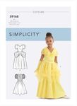 Simplicity S9168 Girl's Princess Co