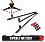 3 Bar Leg Stretcher – Stainless Steel Split Machine MMA Equipment Hamstring Stretcher Device Boosts Range of Motion and Stretching Flexibility – Mixed Martial Arts Training Equipment by Champs MMA