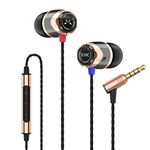 Soundmagic E10C In Ear Isolating Earphones with Microphone - Black/Gold