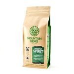 Mountain Gems Fairtrade Certified Organic Coffee - Pacific Spirit West Coast Style Dark Roast, 454 g, Whole Bean