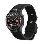 kwmobile Strap Compatible with Ticwatch Pro Smartwatch Strap - Replacement Silicone Watch Band - Black