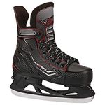 Lake Placid Vortex Adjustable Ice Hockey Skates Black Medium (3-6)