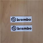 Brembo Brake Caliper HIGH TEMP Decal Sticker Set of 4 (Black)