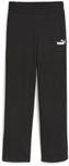 PUMA Women's Essentials Straight Leg Sweatpants, Puma Black, Large