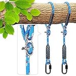 BeneLabel Tree Swing Ropes, Hammock Tree Swings Hanging Straps, Adjustable Extendable, for Outdoor Swings Hammock Playground Set Accessories, 3.28ft(39.37") & 1000 lb Capacity, Diameter 0.39", 2 Pack