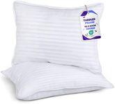 Utopia Bedding Toddler Pillows 2 Pack, 40 x 60 cm Cot Bed Pillow, Kids Small Pillows, Soft and Breathable Pillow, Perfect for Travel (White) (Intended for Age 2 and up)
