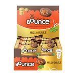 Bounce Caramel Millionaire Plant Protein Balls, Coated in Smooth Dark Chocolate, 12 x 40g Individual Vegan Protein Balls