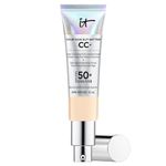 IT Cosmetics Your Skin But Better CC+ Cream, Light (W) - Color Correcting Cream, Full-Coverage Foundation, Anti-Aging Serum & SPF 50+ Sunscreen - Natural Finish - 1.08 fl oz