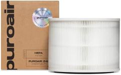 Genuine PuroAir 240 Replacement Filter HEPA - Replacement HEPA Filter for PuroAir 240 Purifier - Captures up to 99.99% of Pollen, Smoke, Pollen, Dust, VOCs and Common Pollutants