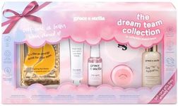 grace & stella Award Winning Dream Team Gift Set for Women - Christmas Gifts for Women - Self Care Gifts for Women with Under Eye Masks - Happy Birthday Gifts for Women - Birthday Gift Baskets