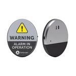 Defender Ultra Slim Vibration Alarm 2 Pack - Window Alert Alarm Sensor Smash Glass Siren 130dB - Police Recognised Standards