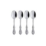 Oneida Michelangelo Fine Flatware Dinner Spoons, 0.50 LB, Metallic