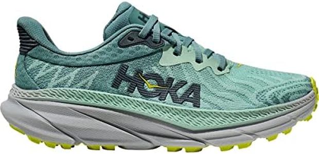 HOKA ONE ONE Women's Challenger 7 Sneaker, 6.5 US, Mist Green/Trellis, 9.5