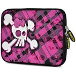 Amzer 7.75" Designer Neoprene Sleeve Case Cover Pouch for Tablet, eBook and Netbook-Cross Bow Skull (AMZ5175077)