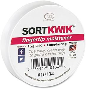 Sortkwik Fingertip Moistener, 1-3/4-oz. Non-Skid Case [Set of 2]