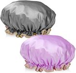 H&S 2-Pack Waterproof Shower Caps f