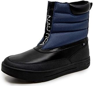 Nautica Mens Maten Waterproof Snow, Zipper Insulated Duck Boot