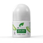 Dr Organic Aloe Vera Deodorant, Aluminium Free, Mens, Womens, Natural, Vegan, Cruelty-Free, Paraben & SLS-Free, Recycled & Recyclable, Organic, 50ml, Packaging may vary