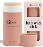 Kitsch Hair Wax Stick for Women & Men - Hair Slick Back Stick, Anti-Frizz and Fly Away Hair Tamer, No Residue Hair Finishing Stick for Flyaways, All Day Hold Styling Product for Smoothing Hair Strands