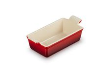 Le Creuset Stoneware Heritage Loaf Pan, 9" x 5" x 3" (1.5 qt.), Cerise