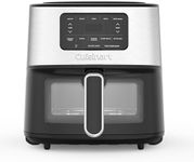 Cuisinart Air Fryer Oven, 6-Qt Basket Stainless Steel Air Fryer, Kitchen Dishwasher-Safe Parts with 5 Presets Roast, Bake, Broil, Air Fry and Keep Warm, Quick & Easy Electric Fryer (AIR-200C)