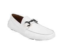 Kenneth Cole Reaction Men's Lyon Bit Driver Loafer, White, 9.5