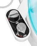 Clear Rear - The Buttler Bidet Toilet Attachment (1-Pack) Easy Setup Non-Electric Mechanical Bidet Sprayer, Self-Cleaning Nozzle & Adjustable Pressure