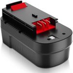 3.6Ah Ni-Mh 18Volt Replacement for Black and Decker 18V Battery Replacement Compatible with Black and Decker 18 Volt HPB18 HPB18-OPE 244760-00 A1718 FS18FL FSB18 Firestorm Cordless Power Tools(Black)