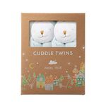 Angel Dear Cuddle Twin Set, Floppy Ear Blue Bunny