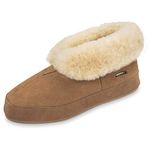 ACORN Men's Sheepskin Bootie II Slipper, Walnut, Numeric_11