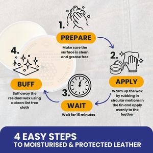 Beeswax Leather Balsam Conditioner & Restorer 100ml – Natural, UK Made
