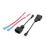 uxcell 2Pcs Plastic Car Horn Speaker Adapter Wiring Harness Pigtail Socket Compatible with Toyota